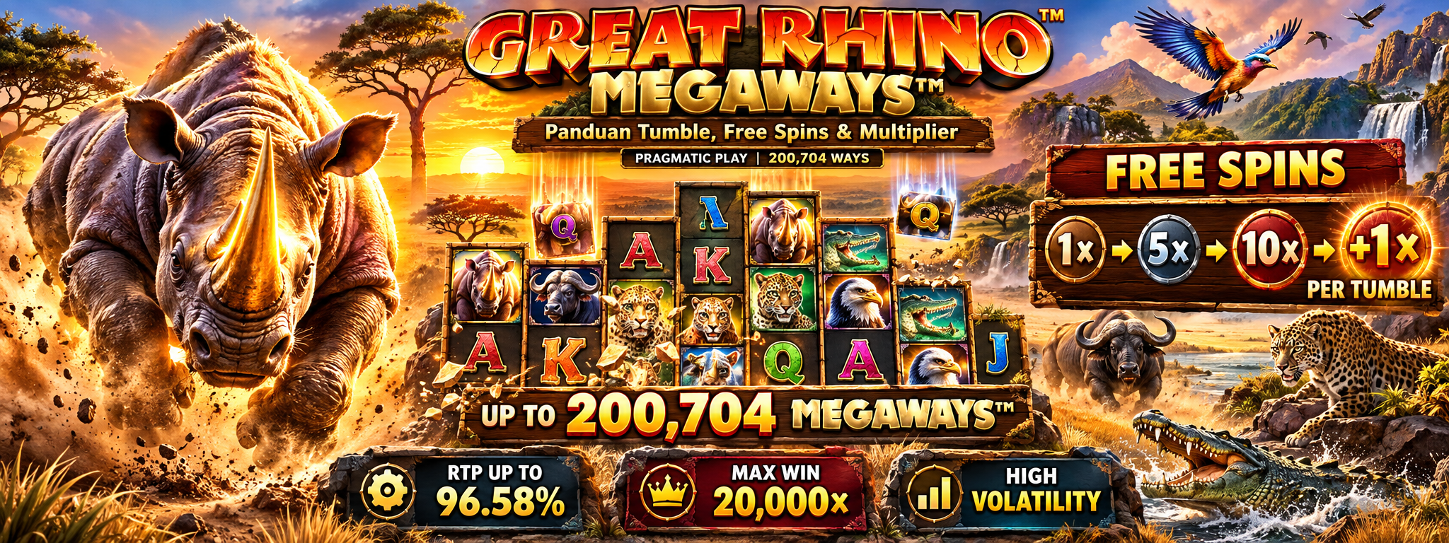 Great Rhino Megaways